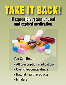 Return unused and expired medications